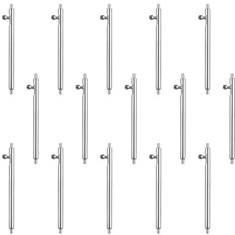 JIYIN 15 pièces Barrettes à Ressort à dégagement Rapide, 22mm Broches pour Bracelets de Montre