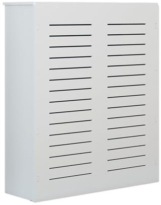 Couvercle de radiateur Couvercle de chauffage Étagère d'armoire, Armoire latérale à montage mural à 3 côtés, Couvercle de décoration de tuyau de gaz de compteur d'eau, Couvercle de conduit de CVC ét