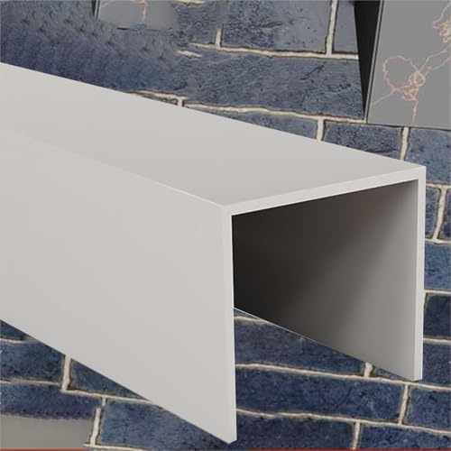 cache-conduits en forme Cache-tuyau Décoratif D'extérieur À Peindre, Cache-tuyau Décoratif D'intérieur Étanche, Mural Étanche Pour Salle De Bain(L W 130 x 9cm/51.2 x 3.5in)