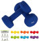 MSPORTS Hanteln Set Premium 0,5-5 kg Kurzhanteln Paar inkl. Übungsposter und Workout App - Calisthenics Equipment | 4 kg - Hantelset