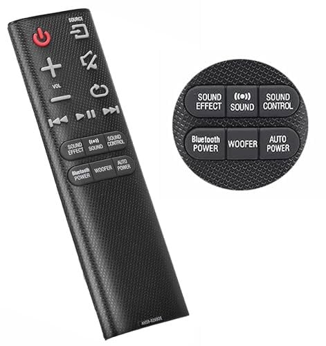 Replacement Remote AH59-02692E for Samsung Soundbar, HW Series Soundbar Speaker System and Samsung J Series Sound Bar Home Theater System sub AH59-02692F