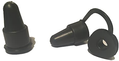 Kombikappe für Wellplatten,schwarz, Unterseite gewölbt, Paket: 100 Stück