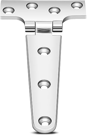 Bisagra Tipo T, Bisagra de Acero Inoxidable, Accesorios Engrosados de La Puerta del Hogar de la Bisagra 151x75x4.5mm