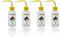 ULAB Safety Wash Bottles, 4pcs of Isopropanol Wide-Mouth Wash Bottles, LDPE Material, Vol.500ml, UWB1023