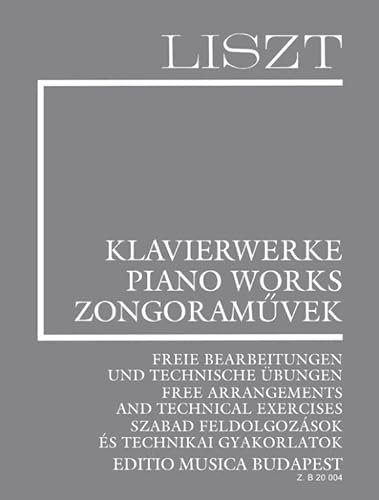 Free Arrangements and Technical Exercises Liszt, Works for Piano Solo, Supplementary vol. 16