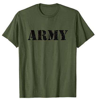 Army T-Shirt Verde | Disfraz Halloween de Soldado | Ejercito Camiseta