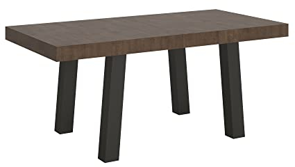 Itamoby, Ausziehbarer Tisch, Nussbaum, 90 x 180 cm, ausgezogen 440 cm