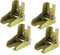 Rhinocerosdance 4 Piezas Bisagras Plegables Bisagra Autoblocante 90 Grados Patas Plegables para Mesa Bisagra Abatible Banco de Trabajo Plegable Bisagra para Bancos Trabajo, Escritorios