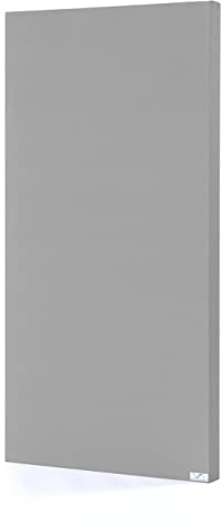 Bluetone Acoustics Wall Panel Pro - Professionel Schallabsorber - Akustikpaneele zur Verbesserung der Raumakustik - akustikplatten (100x50x5cm, Silber)
