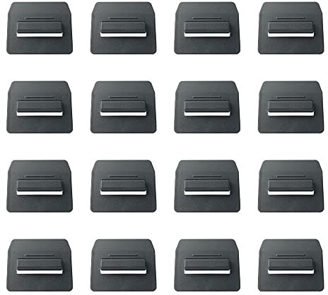 Oisinlas 16 Stück Sonnenschutz-Clips für Sonnendach, kompatibel mit Tesla Model 3 Model Y, Dach-Sonnenschutz, Hitzeschild, Installationszubehör (schwarz, Modell 3)