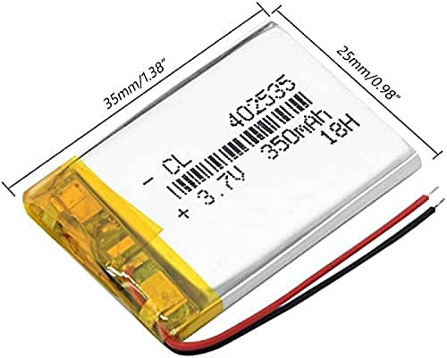 Rechargeable 3 7V 350mAh Lithium Polymer Batteries 402535 Li-Po Battery With PCB Module 3 7V Li-ion Battery,1piece