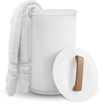 SAMEAT Luxury Towel Warmer Bucket - Towel Warmer, Large Hot Towel Warmer Bucket Timer Electric Towel Warmer for Bathroom, Auto Shut Off