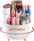 Pencil Pen Holder for Desk, 5 Slots 360°Degree Rotating Pencil Pen Organizers for Desk, Desktop Storage Stationery Supplies Organizer, Cute Pencil Cup Pot for Office, School, Home, Art Supply (White)