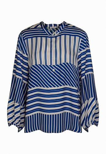 Seidensticker Damen Tunika Bluse, Mittelblau, 42