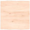 JUNZAI Tablero de Mesa Madera Maciza Roble Borde Natural 60x60x2 cm, Encimera Cocina, Tableros De Madera, Table Salon, Encimera De Madera - 363869