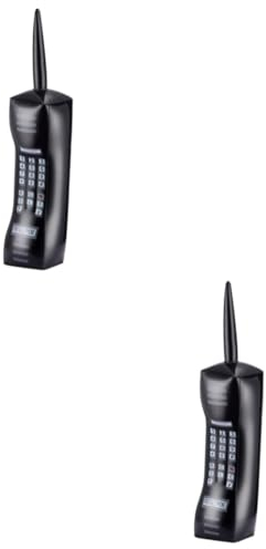 Toyvian 2st Kinderspielzeug Sprengen Sie Die Telefonstütze 80er 90er Partyspielzeug Requisiten Partydeko Der 80er Telefon Für Kinder Vintage-spielzeug Geschenk Aufblasbar Handy