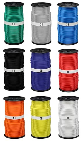 Hummelt® SilverLine-Rope Expanderseil Gummiseil 8mm 10m grau