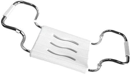 Primanova Badewannensitz Weiß und Chrom