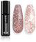 Diamond Nails - Smalto UV – Rosa Gold Magic – 7 ml – Extra resistente – Shellac Premium per una lucentezza duratura – Unghie gel e vernici UV in perfetta qualità da studio