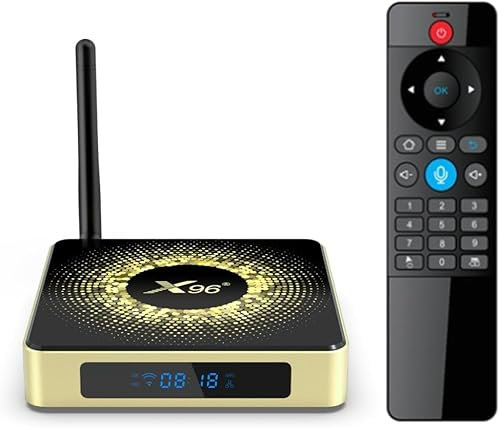 Android 11.0 TV Box, Android Box with 4GB RAM 32GB ROM S928X Dual Wifi 6 2.4GHz/5.0GHz Bluetooth 5.2 AV1/3D/8K H.265 HDR Set Top tv Box