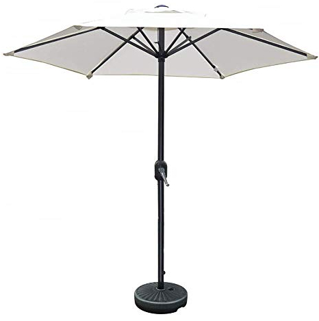 VBTJWRFE Garden parasols 6 Feet Patio Umbrella Outdoor Table Umbrella with 6 Sturdy Ribs, Perfect for Patio/Garden/Yard/Pool, Crank D