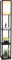 YOURLITE lampadaire sur Pied Salon 160cm, Lampe sur pied en Bois avec étagères, éclairage Intérieur, Convient Pour Le Salon, La Chambre, La Salle D'étude, Le Bureau, Noir, Sans ampoule