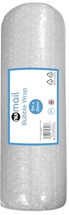 Nu: Mail Bubble Wrap Roll Small | 5m x 30cm | Protective Packaging | Eco-Friendly | Recyclable | Superior Cushioning for Shipping & Moving
