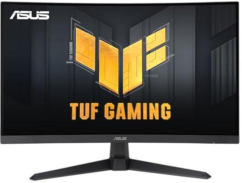 ASUS TUF Gaming VG27VQM1B-J, 27 Zoll Full HD Curved Monitor, 280 Hz, 1ms GtG, FreeSync, AdaptiveSync, 10-bit, Fast-VA Panel, 16:9, 1920x1080, DisplayPort, HDMI, Speaker