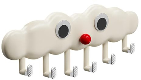 Crochets de nuage pour mur – crochets de porte – crochets porte-manteau mural – crochets de rangement pour chambre, salon, salle de bains