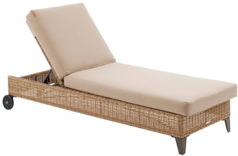 Hespéride - Lit de Piscine boali Savana Aluminium résine tressée et Polyester