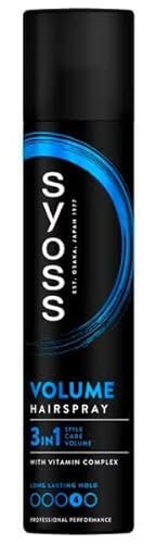 6er Pack - Syoss Haarspray/Halt 4 - Volume - enthält einen Vitaminkomplex - 300ml