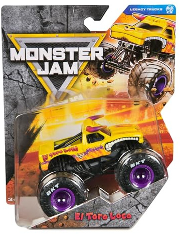 Monster Jam 2025 Official 1:64 Diecast Truck Series 42 Legacy Trucks El Toro Loco