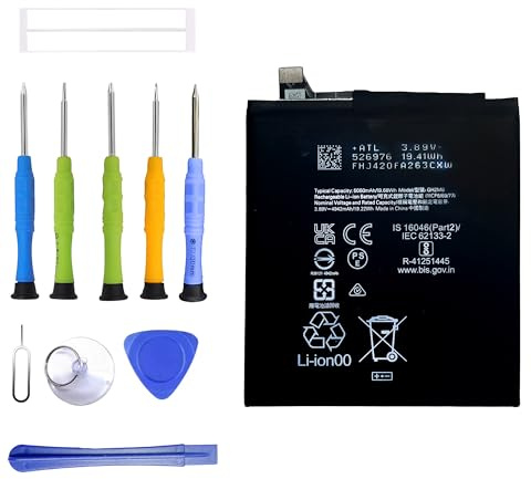 ERYNK GH2MB Batteria di ricambio compatibile con Google Pixel 9 Pro XL GGX8B, GZC4K con set di attrezzi