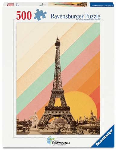 Adult Puzzle 500 Pieces - Paris Rainbow