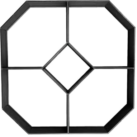Beton Schablonen DIY Path Maker Pflaster Zement Ziegel Form Trittstein(1-40x40x4cm)