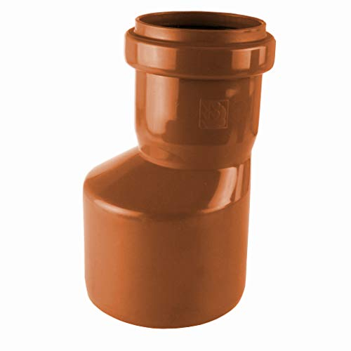 MKK - 19567-001 – Réducteur KG excentrique DN 160-200 Manchon de réduction orange DN 160 à DN 110