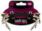 Ernie Ball 3 inch Flat Ribbon Patch Cable 3-Pack