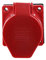 Prise de Panneau 4 Broches 3P + E 380V Industrielle 3 Phases 32A Connexion Droite