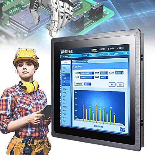 ZhiLianZhao Touch Screen Integrato Resistenza, Industrial Touch Panel PC, Interferenza Anti-elettromagnetica EMI/EMC, per Gestione Magazzino,17.3in
