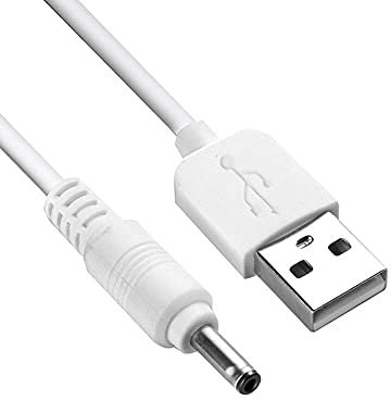 iTechCover® USB Cable Charging Cord Charger Power Lead For View Quest VQ Retro Mini DAB Radio / 100cm / (22AWG) 5V 2A / White