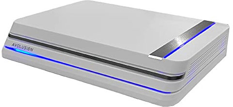 Avolusion PRO-X (White) 6TB USB 3.0 External Gaming Hard Drive for PS5 Game Console