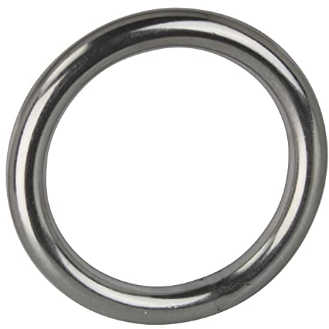 DERING Ring Edelstahl 12x70 mm 1 Stück Rundringe O-Ring Ringe für DIY-Zubehör