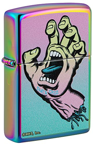 Zippo Sturmfeuerzeug - Santa Cruz, Multi-Color, Color Image - Nachfüllbar - Wiederverwendbar - Windfestes Design - Geschenkbox - Made in USA