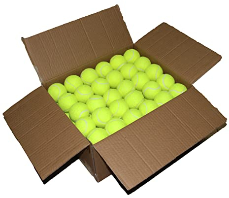 ZHUOKECE Tennisbälle, 90 Stück, Trainingsbälle, Übungsbälle, Haustiere, Hundespielbälle, geeignet für Anfängertrainingsball (Grün)