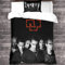 XYueww Band Bettwäsche 3er Set 3D Muster Bettbezug Mit Reißverschluss Und Kissenbezüge Microfaser Bettwäsche-SetsSet Für Jugendliche Kind Junge Mädchen Single（135x200cm）