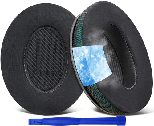 SoloWIT® Kühlgel Ersatz Ohrpolster für Bose QuietComfort 35 (QC35) und Quiet Comfort 35 II (QC35 II) Over-Ear-Kopfhörer