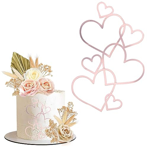 GUGUGO Cake Topper Hochzeit, Tortendeko Hochzeit, Hochzeitstorte Deko, Mr & Mrs Deko Hochzeit, Hochzeitstorte Topper, Tortenstecker Hochzeit, Deko Hochzeitstorte, Torten Topper Hochzeit, Hochzeit Deko