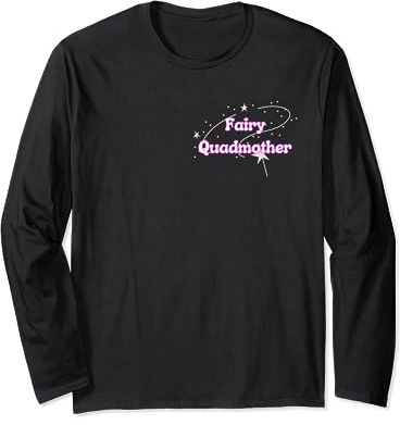 Gym Pump Cover Fairy Quadmother Long Sleeve T-Shirt