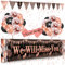 We Will Miss You Banner Dekorationen, Ruhestand Banner Luftballons, Schwarzes Roségold, Good Luck Dekorationen für Ruhestand Vrlassen, Abschlussfeier, Weggehen, Abschiedsdekorationen