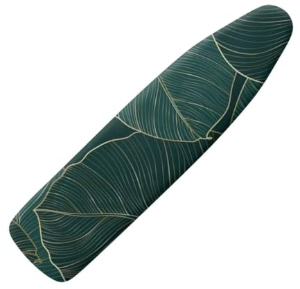 Jeiento Bügelbrettbezug aus Polyester, Standardgröße, rutschfest, schmutzabweisend und langlebig, 38,1 x 137,2 cm, Grün